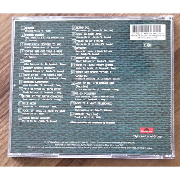 Grease (Original Soundtrack) by Various Artists (CD, 1991) - Picture 4 of 4